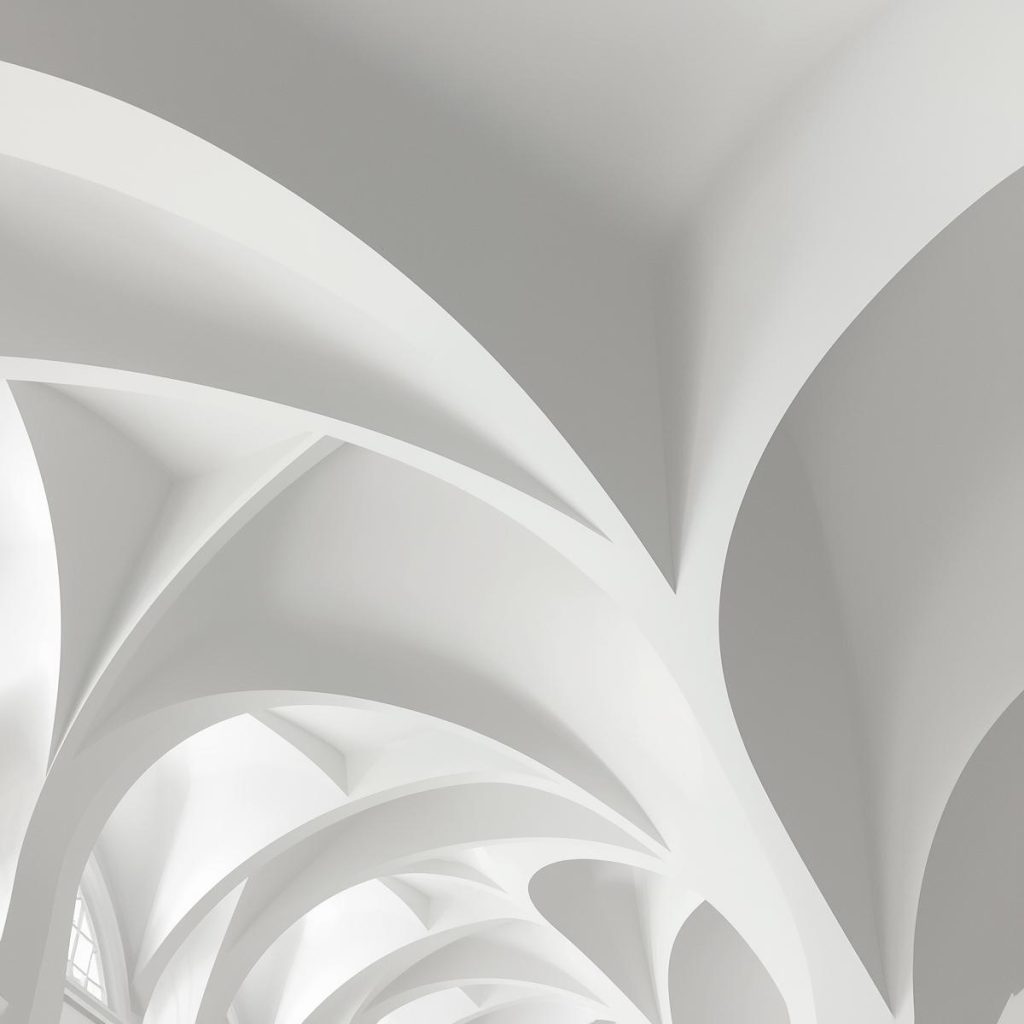 Abstract Gypsum Ceiling Design