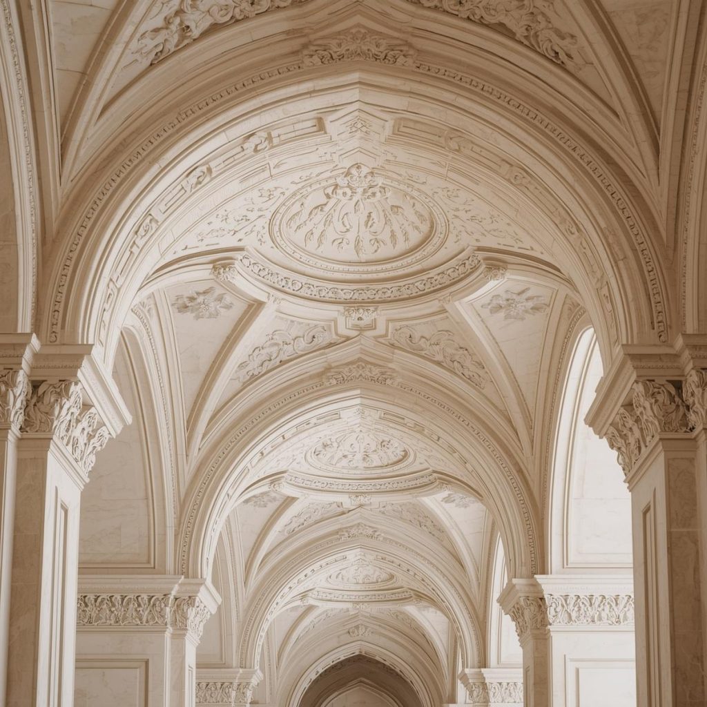 Arched Gypsum Ceiling Design