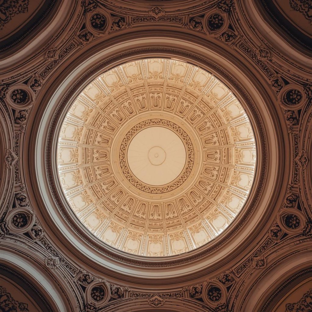 Circular Gypsum Ceiling Design