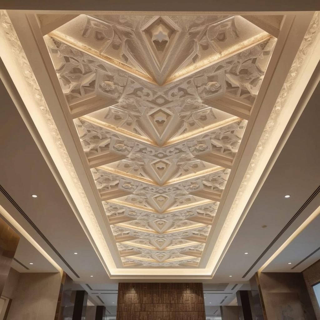 Floating Gypsum Ceiling Design