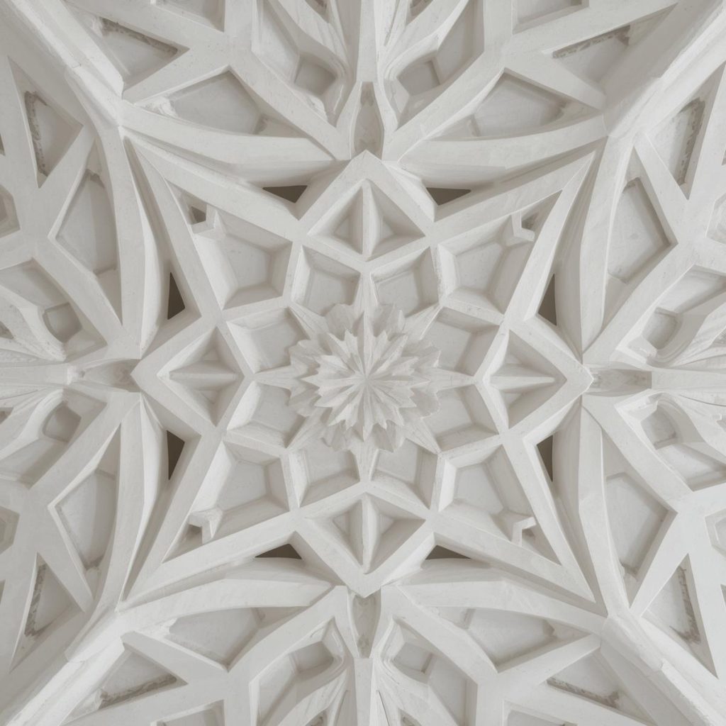 Geometric Pattern Gypsum Ceiling